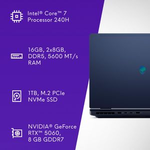 Alienware 16 Gaming Laptop – RTX 5060 Graphics, 16-Inch Display