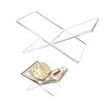 Acrylic Book Stand Clear Book Holder for Books, Newspaper, Magazines, Textbooks, Recipe Holder Picture Display