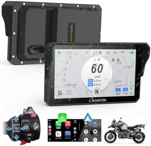 Carpuride W602BSPRO for BMW Motorcycle Carplay & Android Auto 6.25" IP67 Waterproof Car Play Moto GPS Navigation Screen with Dual Bluetooth, Data Reading, OTA, Wonder Control, TPMS, Compass, Barometer