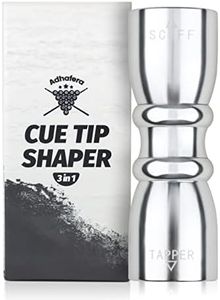 Adhafera Cue Tip Shaper, 3 in 1 of Pool Cue Tip Shaper, The Pool Cue Accessories for Effective and Rapid Repair Cue Tip