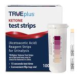 TRUEplus® Ketone Test Strips – Ideal for Low-carb dieters– Made in USA–Urinalysis Test Sticks (100)-100