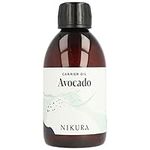 Nikura Avocado Oil Refined - 250ml | For Hair, Skin | 100% Pure | Perfect for Natural Moisturiser & Conditioner, Hair Mask, Body Oil | Vegan & UK Made | BPA Free