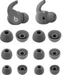 ALXCD Ear Tips Compatible with Beats Fit Pro, 6 Pairs S/M/L 3 Sizes Soft Silicone Earbuds Tips Replacement Eartips, Compatible with Beats Fit Pro, Sage Gray