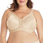 Playtex Women's 18 Hour Original Comfort Strap Wirefee Bra, Natural Beige, 42DD