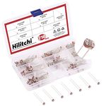 Hilitchi 210Pcs LDR 5mm Light Dependent Resistor LDR Sensor Photoresistor Photoconductive Resistance 5506, 5516, 5528, 5537, 5537-2, 5539, 5549