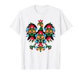 POLISH EAGLE | Poland FOLK ART Emblem, Polish Fest Tee T-Shirt