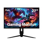 Pixio PX277 PRO 27 inch 165Hz Refresh Rate WQHD 1440p Resolution Fast IPS Panel 1ms GTG Response Time USB Type C Display Port and 65W Charging Adjustable Stand AMD FreeSync Premium HDR Gaming Monitor