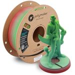 Polymaker HT-PLA Filament 1.75mm Gradient Rainbow, High Temp PLA for 3D Printing, Heat Stable Up to 150°C, Easy to Print, Works with Most FDM Printers, 1kg Spool