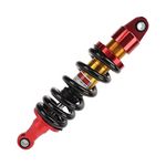 Tissting Rear Shock Absorber Motorcycle 285mm 980lbs 10mm Hole Damping Suspension Adjustable Spring Shock Damper for 70cc 90cc 110cc 125cc 150cc Dirt Pit Bike, ATV, Quads Bike