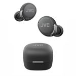 JVC New Compact True Wireless Headphones with Active Noise Cancelling, Low-Latency Mode for Gaming and Movies, Bluetooth 5.3, Long Battery Life (up to 27 Hours) - HAA30T2B (Black)