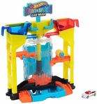 Hot Wheels Mattel Stunt & Splash Car Wash Playset