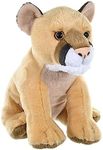 Wild Republic Mountain Lion Plush, Stuffed Animal, Plush Toy, Gifts for Kids, Cuddlekins 12 Inches