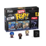 Funko Bitty Pop! Marvel - Captain America 4PK - Captain America (holding Shield), Nick Fury, Thor and A Surprise Mystery Mini Figure - 0.9 Inch (2.2 Cm) - Marvel Comics Collectable - Gift Idea