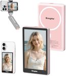 King Ma 4K 30FPS Magnetic Phone Vlog Selfie Monitor Screen, Sync Back Camera iPhone Monitor Screen for Vlog Live Stream & TikTok