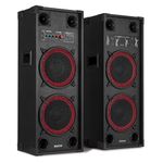 Fenton SPK-210 Active Bluetooth Party Speaker Set, 1200W Home Audio System with Dual 10" Speakers, Ideal Starter Kit for Home Parties, DJ Practice, Karaoke and Events, Wireless Audio Streaming