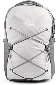 THE NORTH FACE Women's Jester Backpack, TNF White Metallic Mélange/Mid Grey, One Size
