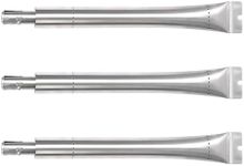 Denmay 36.3 cm Dual Tube Burner Stainless Steel 18629 for Broil King Signet, Sovereign Series, Regal S490 Gas Grill, Burner Pipes Replacement Parts Pack of 3