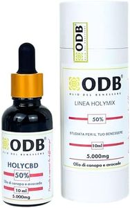 Olio di canapa 50% (5000 mg) - Alta concentrazione - Made in Italy - ideale per dormire meglio ma anche antimicotico - lenisce le infiammazioni cervicali e i dolori articolari
