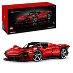 LEGO Technic Ferrari Daytona SP3, Race Car Model Building Kit, 1:8 Scale Advanced Collectible Set for Adults & Teens, Ultimate Cars Concept Series, Gift Idea for Men, Women, Him or Her 42143