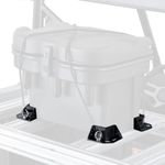 KEMIMOTO Roof Rack Brackets, 4PCS Aluminum UTV Roof Rack Cargo Brackets for Rooftop Cargo Mount Compatible with Most UTV ATV Truck Car Golf Polaris RZR Ranger and More