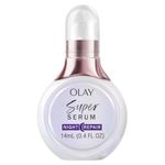 Olay Super Serum Night Repair with Salicylic Acid, Niacinamide, Lactic Acid, and Glycerin Peptide, 14mL, Travel Size