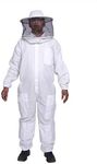 BEEATTIRE Ventilated Bee Suit 3 Layer Mesh Bee Protection New Light Weight with Round Hood (2XL)