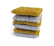 Invero 15 Pack - Non-Scratch Scouring Cleaning Washing Pads - Ideal for Cutlery, Pots, Stainless Steel Pans, Countertops, Stoves, Sinks and more