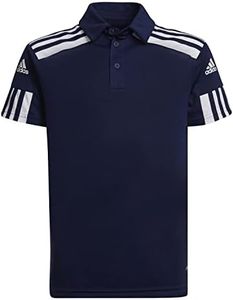adidas Unisex - Bambini Squadra 21 Polo Shirt, Team Navy Blue/White, 15-16 Years