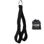 FITCOZI Polyester Tricep Rope Cable Attachment Pull Down Rope Triceps 20 Inch Extension Straps Gym Equipment Home Workout Handles For Resistance Bands