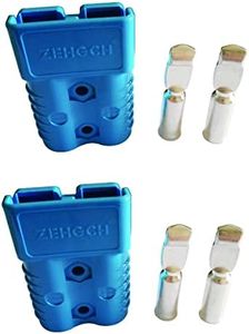 175A Battery Connector for 175A 600V Plug,Quick-Connector Disconnector Housing 2-Pole (Blue, 2 AWG)