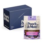 Pooch & Mutt - Calming Meaty Treats, Dog Treats Grain Free, for Calming Hyperactive or Anxious Dogs, Turkey, Pack of 7x120g (packaging may vary)
