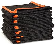 WEN 272406 72-Inch by 40-Inch Heavy Duty Padded Moving Blankets, 6-Pack