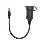 DC Female Cigarette Lighter Socket to DC 5.5mm x 2.1mm Male Barrel Plug Cord, 1ft DC Car Charger Cable 12-24V DC Car Charger Auto Power Supply Cord for Car Refrigerator, Cleaner, Solar Generator