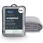 Silentnight Weighted Blanket - Anxiety Relief Therapy Insomnia Stress Relief Blanket for Adults - Sensory Heavy Quilted Wellbeing Blankets, 6.8kg (150cm x 200cm) (Adult), Grey