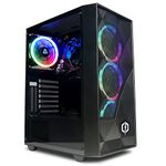 CyberPowerPC Regiment Gaming PC - AMD Ryzen 5 4600G with Radeon Graphics, 8GB RAM, 500GB NVMe SSD, 450W 80+ PSU, Wi-Fi, Windows 11, Eurus RGB