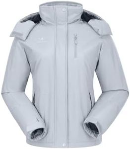 CAMELSPORTS Women's Waterproof Snow Ski Jakcet Fleece Warm Winter Coat Hooded Windproof Insulated Snowboarding Jacket