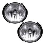 Pair Set Halogen Headlights Headlamps Replacement for 07-17 Jeep Wrangler 55078149AC 55078148AC