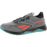 Reebok Mens Nano X2 TR Adventure Training Shoe, pure grey 5/core black/classic teal, 10