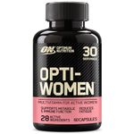 Optimum Nutrition Opti-Women Multivitamin Food Supplement, Capsules with Essential Vitamins and Minerals for Women, Unflavoured, 30 Servings, 60 Capsules