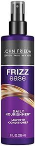 John Frieda Frizz Ease Daily Nourishment Conditioner for Frizz-prone Hair with Vitamin A, C, and E, Black/Anthracite/Orange, 236 ml (Pack of 1)