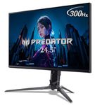 Acer Predator XB253Q F 24.5 Inch Full HD IPS 1920 x 1080 LED Gaming Monitor I 1 MS VRB, 300Hz Refresh Rate I AMD FreeSync I HDR 10, 99% sRGB I Eye Care, Ergo Stand, 2 x HDMI, 1DP, Stereo Speakers