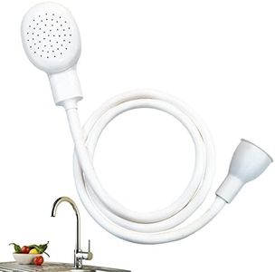Sink Spray Rubber Hose, Sink Hose Attachment for Faucet Portable Sink Hose Faucet Sprayer, Shampoo Sprayer for Dog, Pets, Bathing Baby, Washing Hair, Rinsing Vegetables