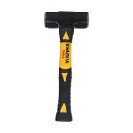 KHADIJA - Heavy Duty Sledge Hammer Fine Fiber Handle, Indestructible Fiberglass Handle for Shock Absorbing, Hand Tools (2 lbs/ 900gms)