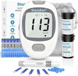 Stondon G430 Blood Glucose Monitor Kit, 100 Strips and 100 Lancets
