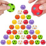 Ainiv 36 PCS Football Ball Spinner Hand Fidget Spinner Soccer Balls, Football Party Bag Fillers for Kids Hard, 3.5CM/1.3" Rotatable Fidget Football Balls, Stress Relief Football Toys for Kids Adults