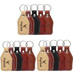 Highlark® Premium and Stylish Leather Keychain | Key Ring Hook | Key Chain For Home, Office, Car & Bike | Heavy Duty Keychain for Men and Women ((Pack of 3(Set of 5))