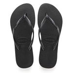 Havaianas Slim Women Flipflop Black 6.5/7 UK