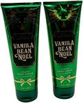 Bath & Body Works 2 Pack Vanilla Bean Noel Ultra Shea Body Cream 8 Oz.