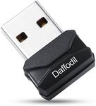 USB Wifi Adapter for PC - Daffodil LAN03 - Internet Dongle Plug and Play USB 2.0 and USB 3.0 Computers/Laptops/Windows 11, 10, 8, 7 / MacOS/Linux - Tiny Receiver with 100m Wi-fi range - Black