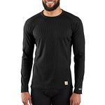 Carhartt Men's Carhartt Men's Force Midweight Classic Thermal Long Sleeve Shirt Base Layer Top, Black, L UK